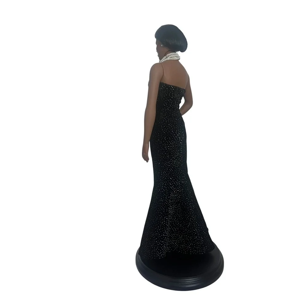 The Danbury Mint Michelle Obama Governors Ball Black Gown Special Edition Rare